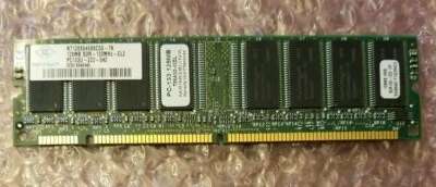 Unused NANYA 128MB Memory SDR-133MHz-CL2 PC133U-222-542 NT128S64V88C0G-7K - Image 1 of 3
