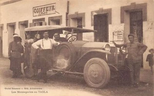 Maroc - TADLA - Les Messageries Automobiles - Coiffeur J. André - Ed. Achamantou - Picture 1 of 2