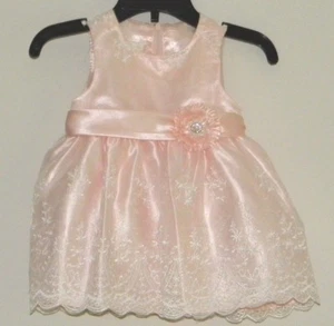 American Princess Peach Sleeveless Pageant, Wedding Easter Dress Sz 9 mon NWOT - Picture 1 of 12
