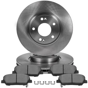 Rotores de disco perforados de freno pastillas de cerámica delanteras para Hyundai Veloster 2013-2016 - Imagen 1 de 11