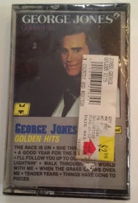 Golden Hits by George Jones Cassette Vtg 1985 Rare VHTF New Sealed! Country  - Image 1 of 4