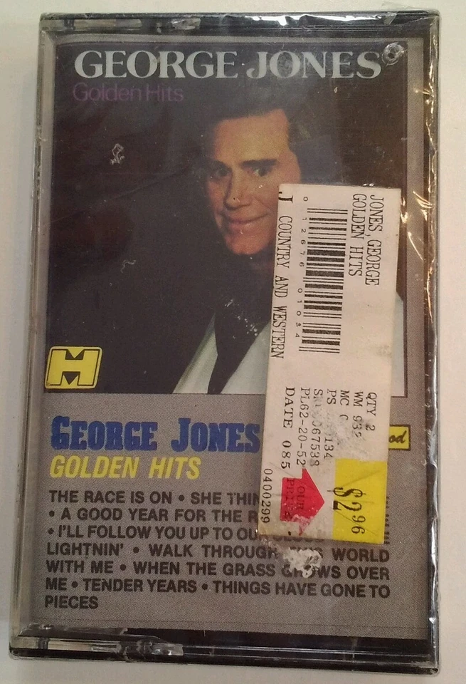 Golden Hits by George Jones Cassette Vtg 1985 Rare VHTF New Sealed! Country  - Image 1 of 4