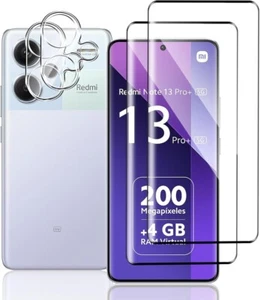 For Redmi Note 13 Pro Plus A3 C65 Tempered Glass Screen Protector & Camera Lens - Picture 1 of 12