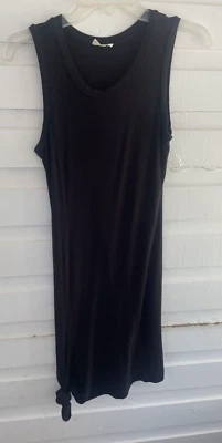 Vestido Poetry Talla S Negro Tejido Suave Sin Mangas Sin Mangas Anudado Foto 1 de 4