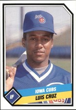 1989 Iowa Cubs CMC #15 Luis Cruz