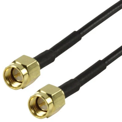 1 m bis 5 m SMA Stecker auf Stecker Jumper Koaxialkabel WiFi Router Antenne Antenne 50 Ohm - Bild 1 von 3
