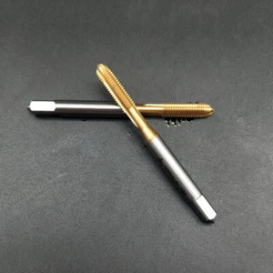 1* T5X0.8 HSS-TIN Cobalt-containing titanium plating Spiral Pointed Tap M5×0.8 - Picture 1 of 10
