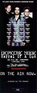 1997 Depeche Mode "Barrel Of A Gun" Song Release Music Industry Promo Reprint Ad - Picture 1 of 1