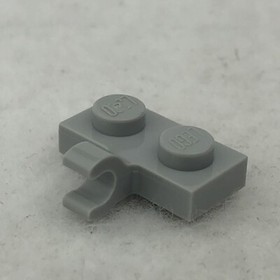 LEGO 11476 Light Bluish Gray Plate, Modified 1 x 2 W/ Clip on Side (x1)
