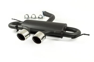 R32 Sportauspuff Endschalldämpfer für Golf 5 Golf 6 verstellbare Endrohre 100mm - Bild 1 von 4