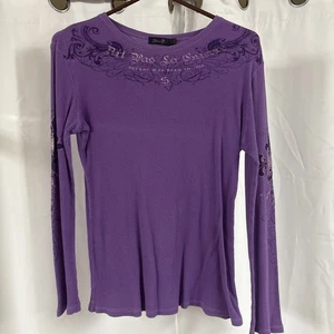 Seven for all mankind lila Top Gr. Large - Bild 1 von 4