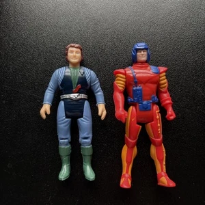 KENNER VTG SKY COMMANDERS OUTRIDER COMMANDER REX KLING 3" ACTION FIGURE + Dino - Picture 1 of 2