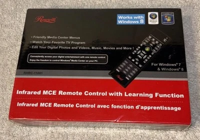 Rosewill RHRC-11001 MCE Infrared Remote Control w/ Learning Function for Windows - Image 1 of 4