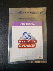 HeroClix DC CRISIS Object Token BF100 Antimatter Universe Card Sealed - Picture 1 of 2