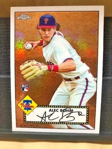Topps 2021 cromo 1952 Redux Alec Bohm #TC52-14 Philadelphia Phillies (RC)-como nuevo - Imagen 1 de 12