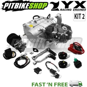 YX 125cc BIG Valve Pitbike Engine 4-Stroke Electric Start VM22 Carb Electrics 2 - Picture 1 of 1