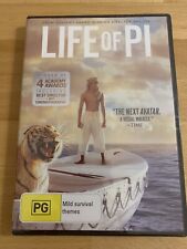 Life of Pi DVD Region 4 New & Sealed & Free Postage