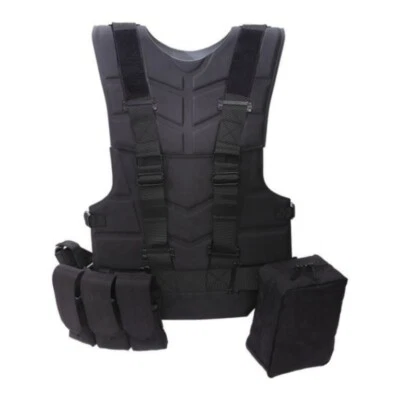 Starship Troopers Same Tactical Black Armored Vest Outdoor Combat Vest Quick Dry - Image 1 of 4