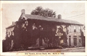 VintageRPPC Postcard-Historic Old Tavern,Arrow Rock,Missouri Built 1830 Unposted - Picture 1 of 2