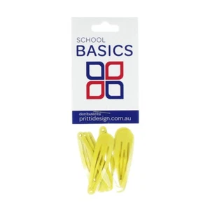 Pritti Basics Snap Clip 8pk Gold - Picture 1 of 1
