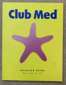 1997-1998 Winter-Spring Club Med Vacation Guide Booklet 46 Pages Bound Magazine - Picture 1 of 17