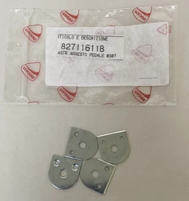 Placas de reposapiés Ducati Hypermotard 950 SP 4-2019-2024, SIL OEM #82711611B #S1086 Foto 1 de 4
