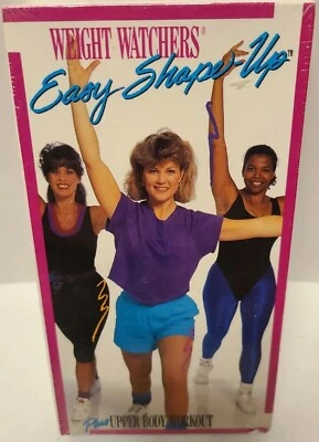 NEW 1991 Weight Watchers Easy Shape-Up/Upper Body Workout VHS Tape Vintage  - Image 1 of 3