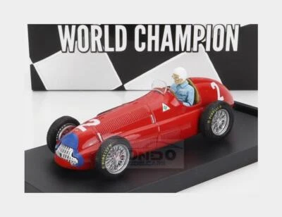 1:43 BRUMM Alfa Romeo F1 158 #2 Winner English Gp Farina 1950 +Figure R036B-CH - Immagine 1 di 2