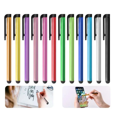 10x Capacitive Touch Screen Stylus Pen For iPad Air Mini iPhone Samsung Tablets - Image 1 of 4