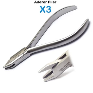 Dental Aderer Plier Three Prong Orthodontic Loop Forming Cling Clasp Pliers New - Picture 1 of 3