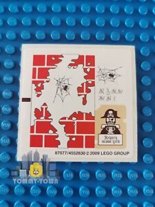 Lego Pirates STICKER SHEET ONLY for Lego set 6242 Soldiers' Fort - Genuine Rare