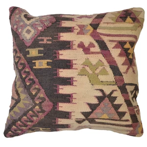 16 x 16 im Southwestern Style handgewebter Kelim Kissenbezug Brpal-144 - Bild 1 von 1