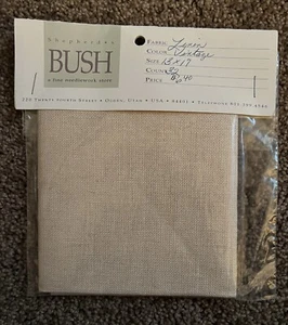 32 Count Linen 13”x17” ‘Vintage’ Fabric Cross Stitch - Picture 1 of 1
