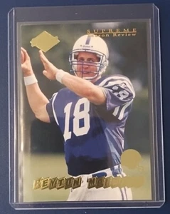 1998 Collector's Edge Supreme Season Review #74B Peyton Manning RC - Picture 1 of 2