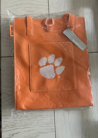 Clemson Tigers Alan Stuart Tote Shoulder Bag  NEW Still Sealed Cover