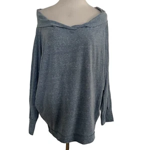 Top túnica Free People nueva con etiquetas talla pequeña fuera del hombro manga larga Lagenlook - Imagen 1 de 7