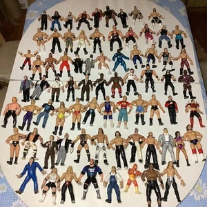 Riesiges Konvolut 74 Vintage Wrestling Figuren - Bild 1 von 21
