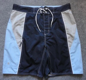 GAP Blue/Gray Board Shorts Swim Trunks Men's Size 36 - Picture 1 of 3