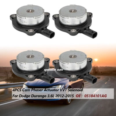4 piezas 5184101ag cámara Phaser actuador VVT solenoide para Dodge Durango 3,6 L 2012-2015 Foto 1 de 4