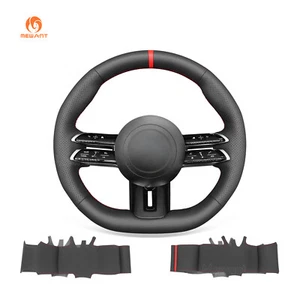 MEWANT Kunstleder Lenkradbezug für Mercedes-Benz AMG A35 W177 V177 A45 C43 W206 - Bild 1 von 9