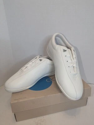 Easy Spirit Women's Ap1 Walking Shoes Sneakers Flat Leather White 7.5 D - Image 1 of 4