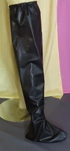 Stivali letto Bed boots black 280μ PVC NUOVI DIARGH - Foto 1 di 1