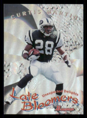 1999 Bowman Late Bloomers/Early Risers #U8 Curtis Martin - Image 1 of 2