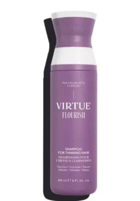 Virtue Flourish Shampoo for thinning hair 8oz Detoxifies, add volume, repairs - Image 1 of 2