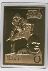 Tarik Glenn 2007 Danbury Mint Colts Super Bowl 41 XLI 22kt Gold Card - Picture 1 of 1