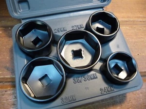 Lisle 5 Pc Filter Socket Set 13300 w case Metric 3/8" Drive - Bild 1 von 11