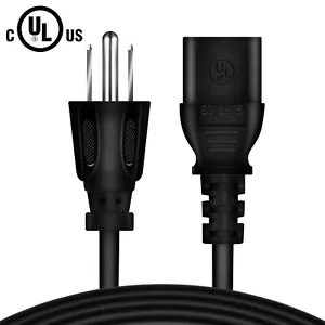 5ft UL Power Cable For Denon DJ SC5000 Prime DJ Media Player 7" Multi Display - Picture 1 of 5