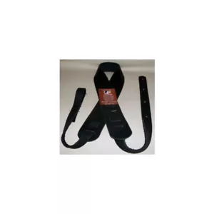 Lakota Leathers LK-2BLD - Black 2-In Resonator Dobro Strap , New! - Picture 1 of 1