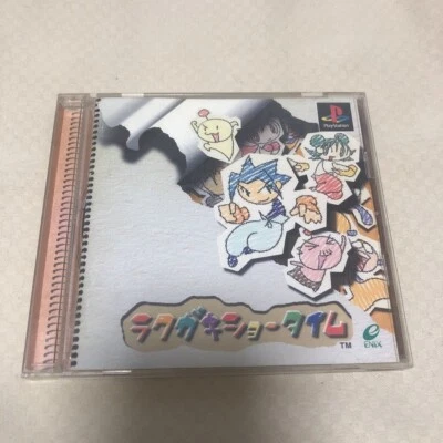 PS1 Rakugaki Showtime ENIX Sony PlayStation video game Japan Import tested - Image 1 of 3
