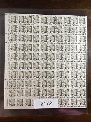 2172 US Mint Sheet, 5 Cent Hugo Black Politician, Mint NH - Image 1 of 3